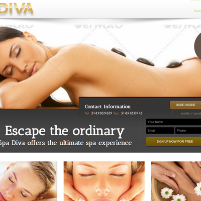 Thiết kế website cho Spa