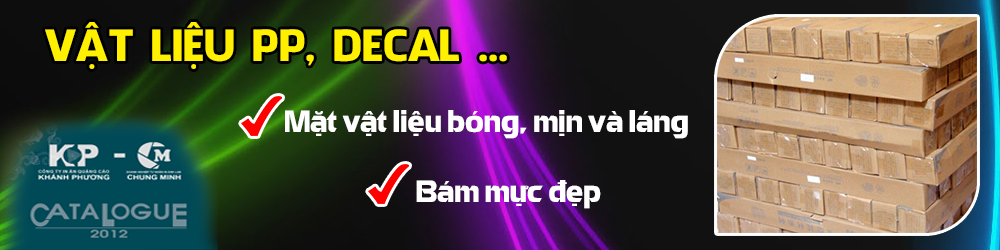 In hiflex bằng loại mực cao cấp tạo ra sản phẩm chất lượng có hình ảnh đẹp và sắc nét